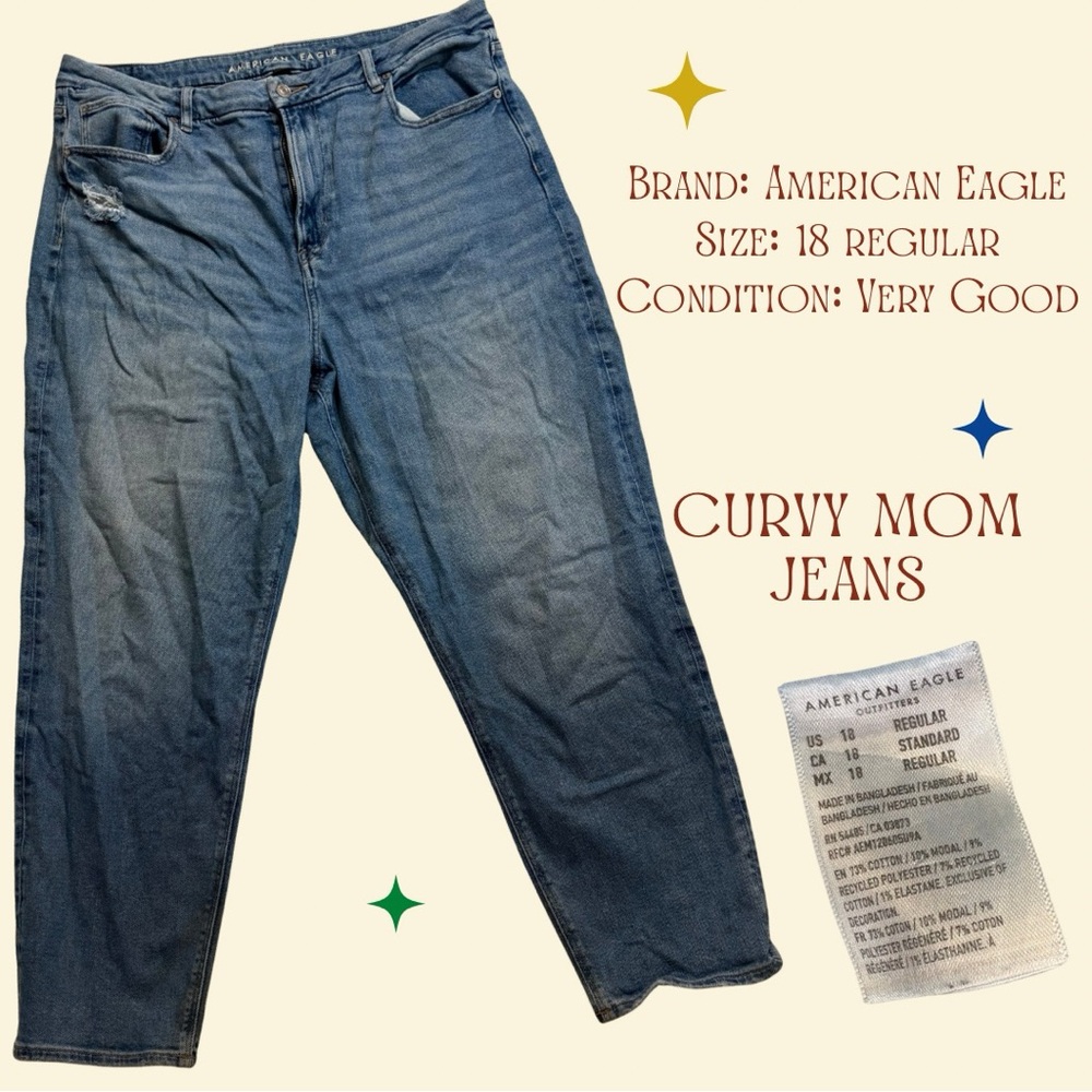 American Eagle Curvy Mom Jeans